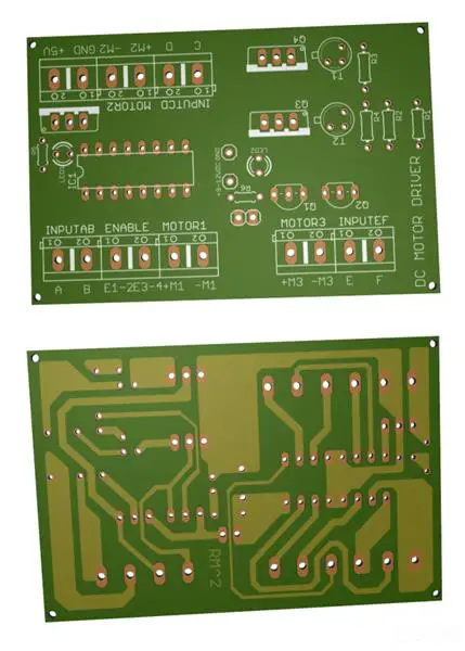 Los 3 mejores circuitos de controlador de velocidad del motor de CC que utilizan PCB personalizados