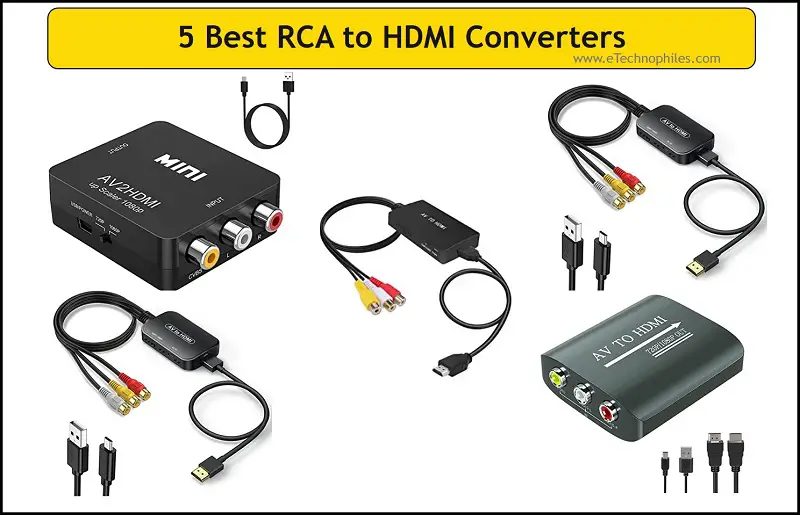 Los 5 mejores convertidores de RCA a HDMI en 2023