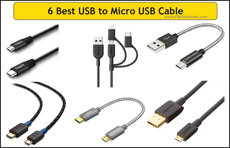 Los 6 mejores cables USB a Micro USB (USB-A y USB-C)