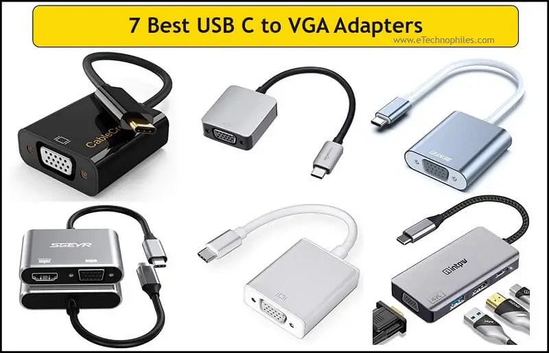 Los 7 mejores adaptadores USB C a VGA de 2023 (Guía de compra)