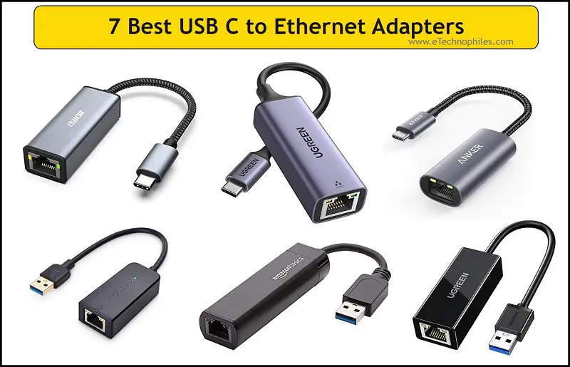 Los 7 mejores adaptadores de USB a Ethernet en 2023 (USB-C, 3.0, 2.0)