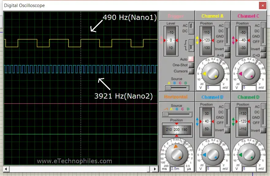 Cómo cambiar la frecuencia PWM de Arduino Nano