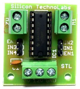 Pinout del controlador de motor L293D, hoja de datos y conexiones Arduino