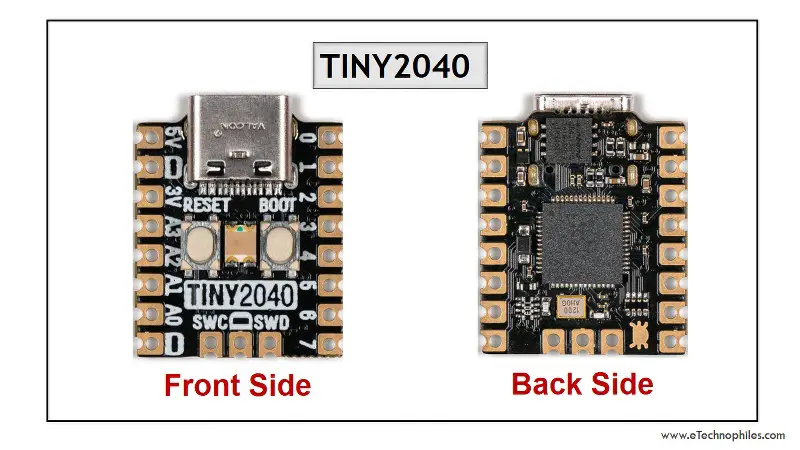 Tiny 2040 Pinout, especificaciones, diseño de placa: ¿Mejor que Rpi pico?