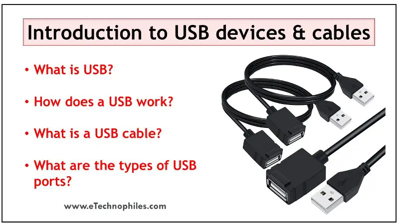 ¿Qué son los dispositivos USB? Trabajo, tipos y aplicaciones