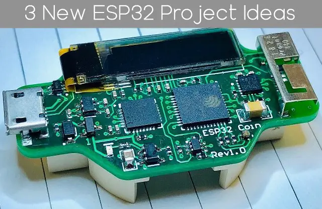 3 nuevas ideas de proyectos ESP32 en placas PCB personalizadas