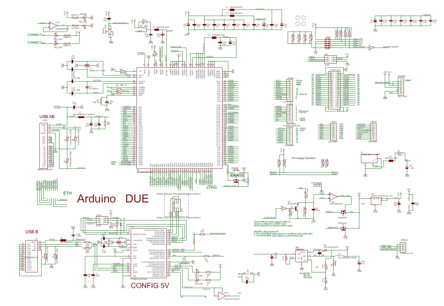 Arduino Due Pinout, especificaciones, esquema y hoja de datos