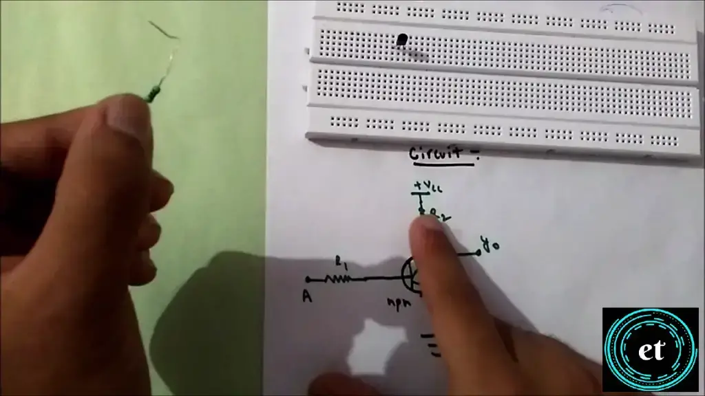 Cómo hacer una puerta no usando un transistor en una placa de pruebas Cómo hacer una puerta no usando un transistor en una placa de pruebas