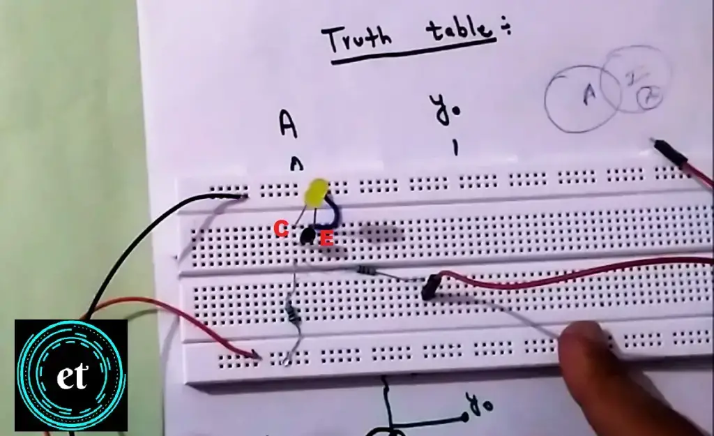 Cómo hacer una puerta no usando un transistor en una placa de pruebas Cómo hacer una puerta no usando un transistor en una placa de pruebas