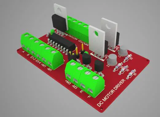 Los 3 mejores circuitos de controlador de velocidad del motor de CC que utilizan PCB personalizados