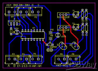 Los 3 mejores circuitos de controlador de velocidad del motor de CC que utilizan PCB personalizados