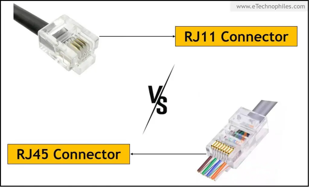9 diferencias clave entre RJ45 y RJ11