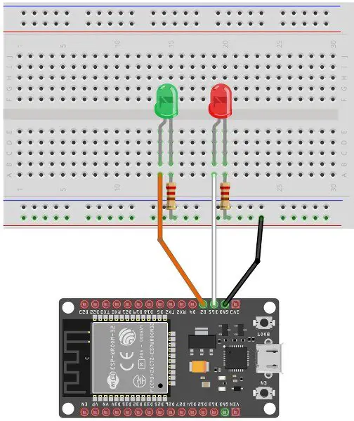 Cómo crear un servidor web ESP32 usando Arduino IDE para controlar los LED