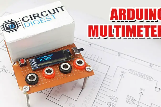 Multímetro Digital con Arduino (Mide Voltaje, Resistencia y...