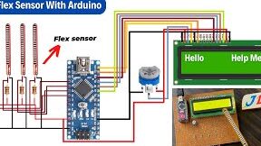 Interfaz de sensor flexible con Arduino