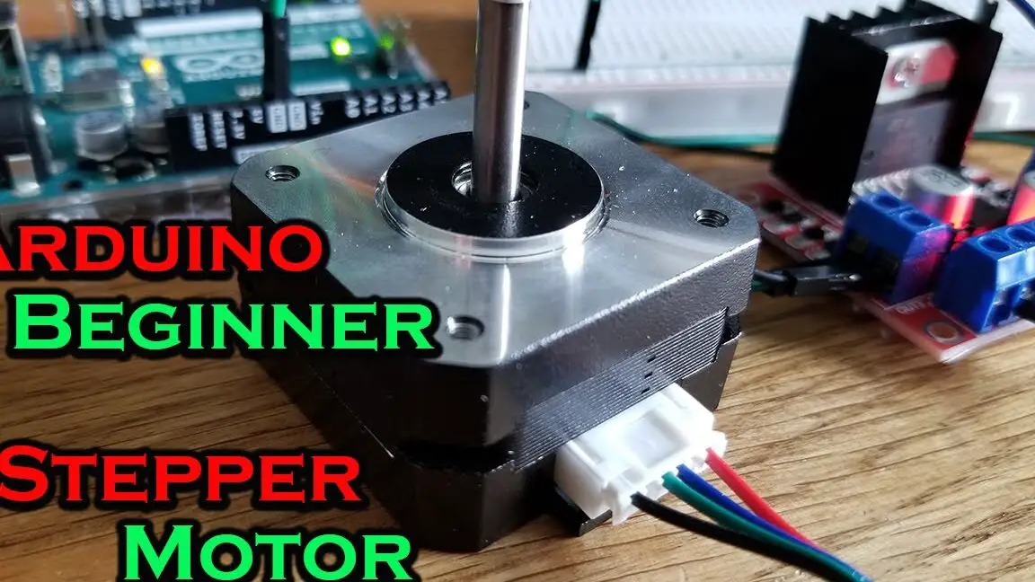 Principiantes de Arduino comenzando con el motor paso a paso NEMA 17 y el módulo controlador de motor L298N