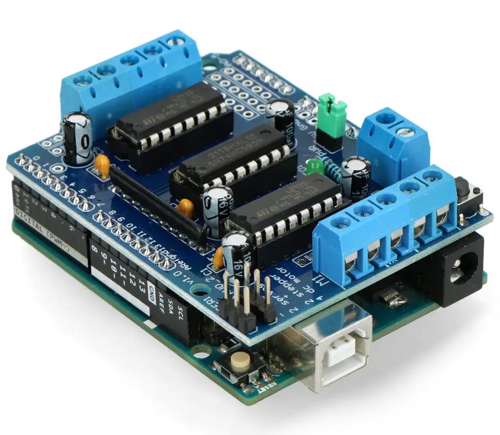 Placa controladora de motor L293D - Controlador de motor de 2 canales Botland...
