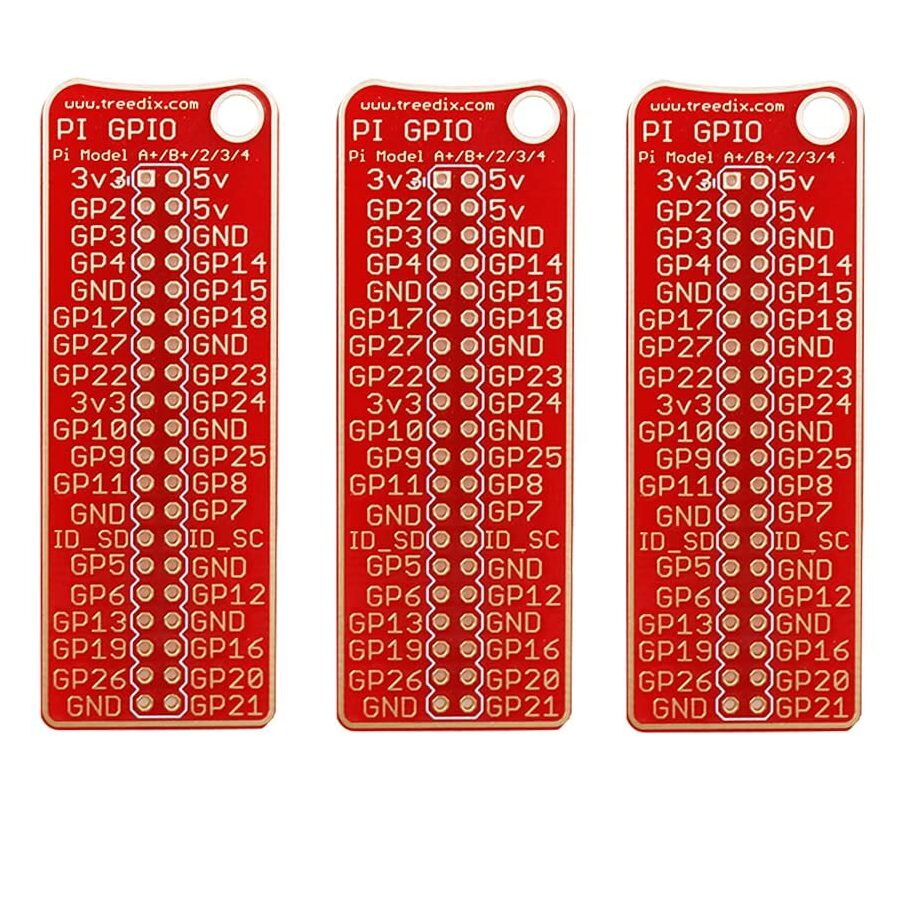 Placa de referencia Tradax 3 x Pi GPIO Pinout Plus para Raspberry Pi...