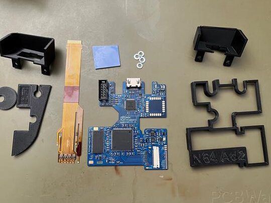 PCB principal utilizado en Borti Adv2 Mod de borti4938 para N64 - Compartir...